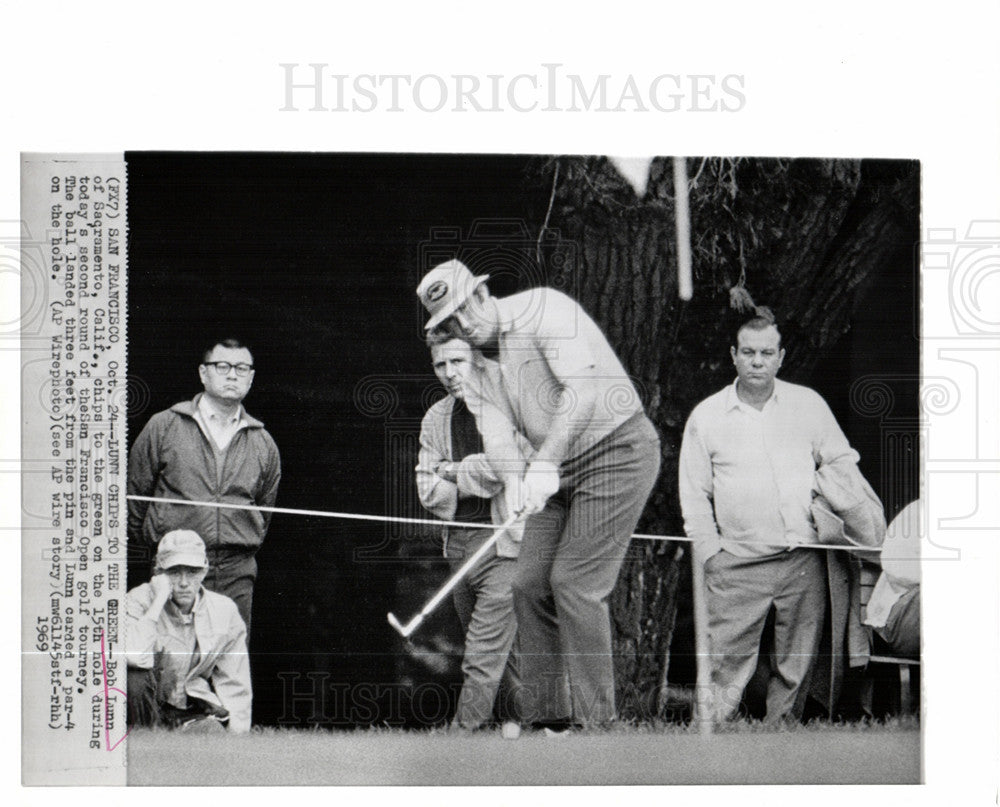 1969 Press Photo Bob Lunn San Francisco Open golf - Historic Images