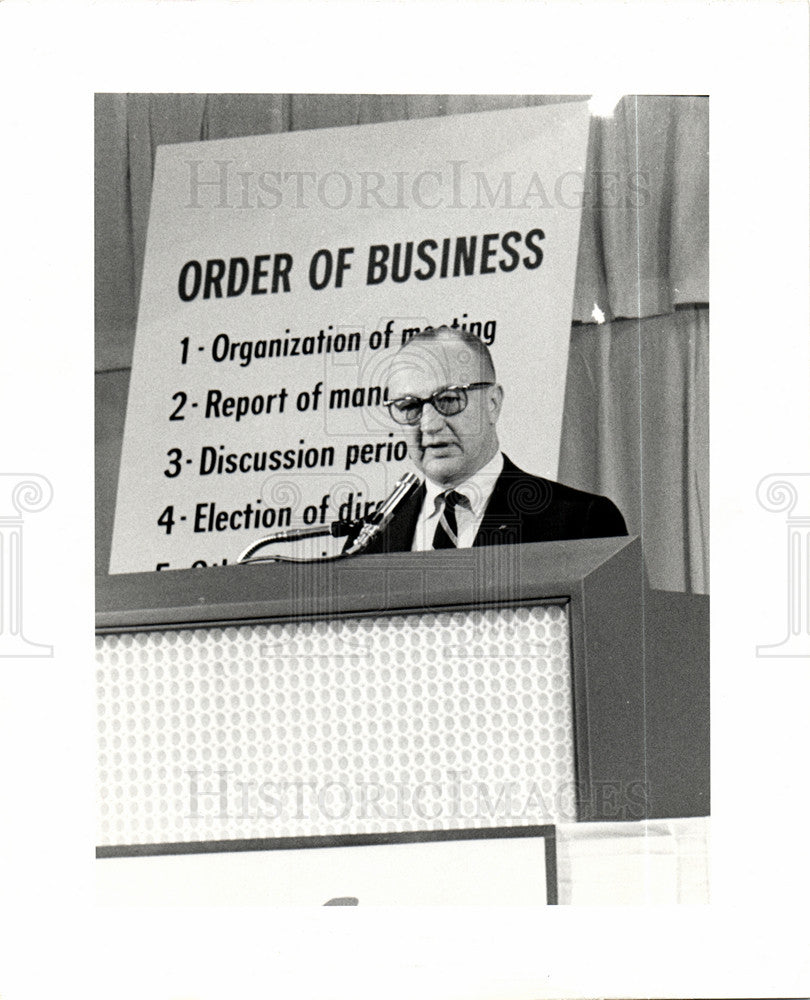 1967 Press Photo Bob Lutz Businessman - Historic Images