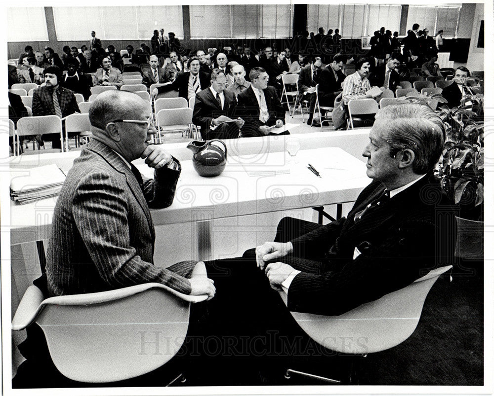 Press Photo Roy Chapin,industrialist, automaker - Historic Images