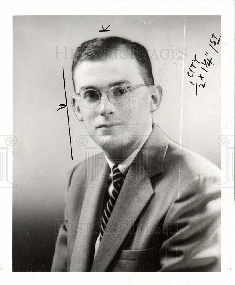 1950 Press Photo WALTER McCARTHY - Historic Images