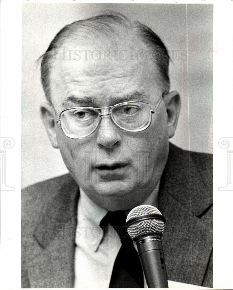 1984 Press Photo Walter McCarthy Jr detroit - Historic Images