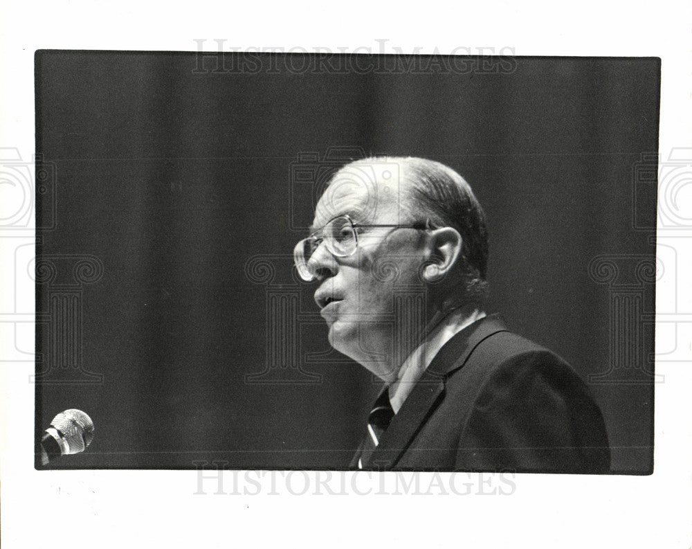 1985 Press Photo Walter McCarthy, Jr. - Historic Images