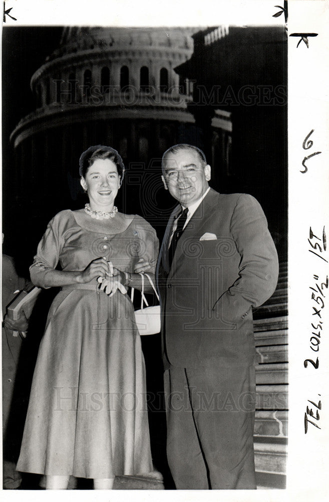 1954 Press Photo joseph mccarthy capitol building - Historic Images