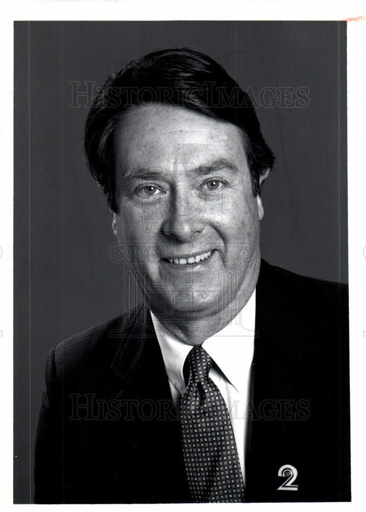 1989 Press Photo Jack McCarthy WJBK-TV - Historic Images