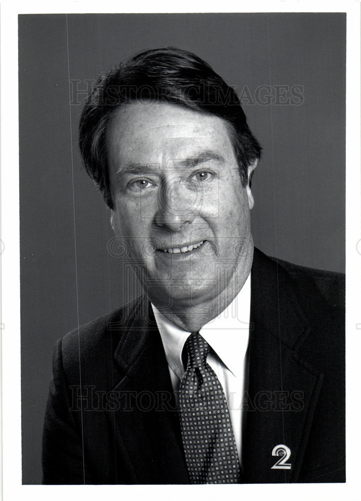 1992 Press Photo jack mccarthy wjbk-tv news detroit - Historic Images