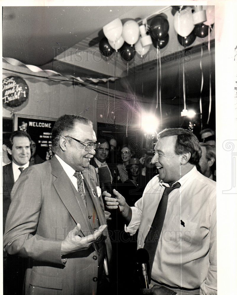 1987 Press Photo J. P. McCarthy Radio Personality - Historic Images