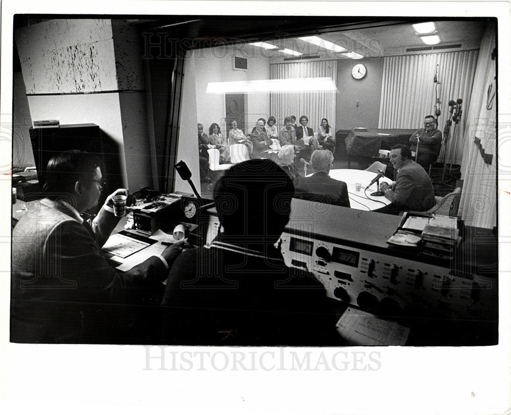 1979 Press Photo J. P. McCarthy radio WJR Detroit - Historic Images