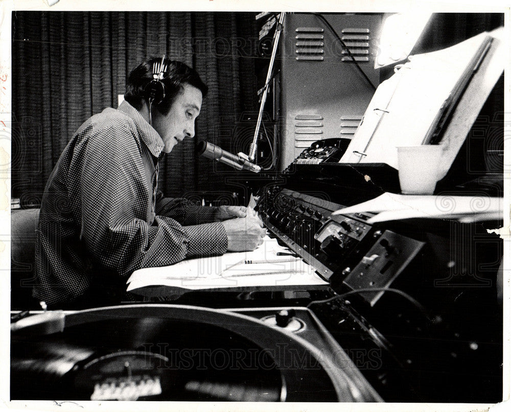 1970 Press Photo Joseph McCarthy Radio Personality - Historic Images