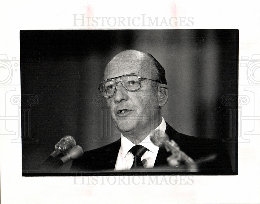 1988 Press Photo Bill McCarthy Smith Detroit Chapter - Historic Images