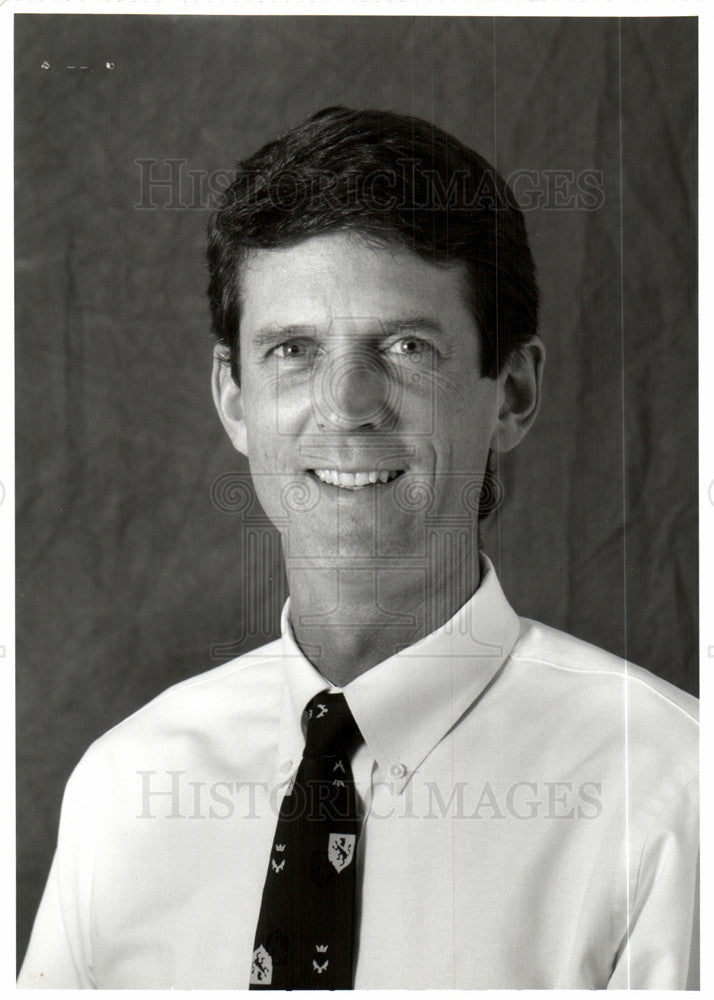 1996 Press Photo Bruce McCarthy Henry Ford Health - Historic Images