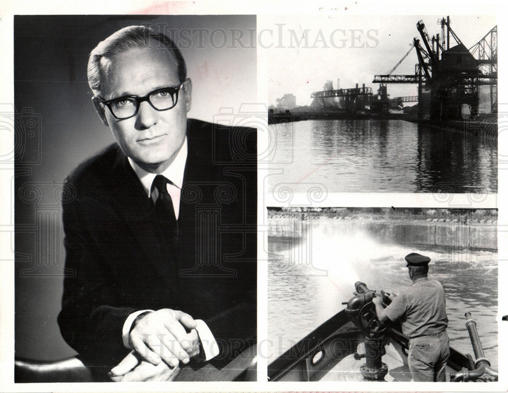 1969 Press Photo NBC News correspondent Frank McGee - Historic Images