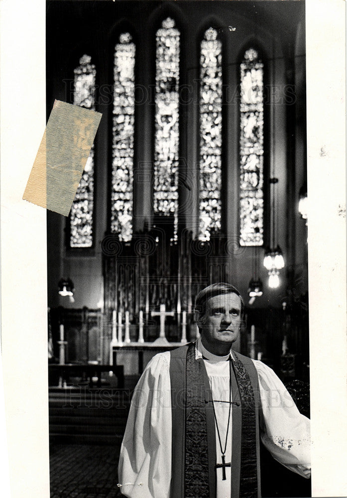 1971 Press Photo Harry Coleman McGehee Episcopal Leader - Historic Images
