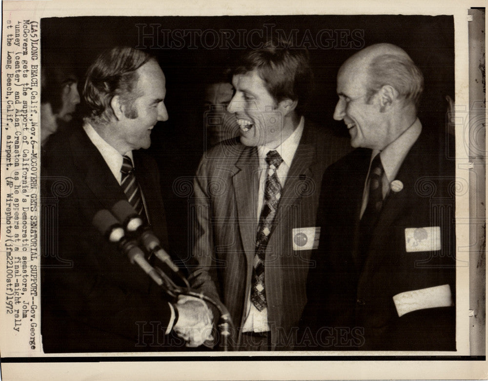 1972 Press Photo George McGovern Senator South Dakota - Historic Images