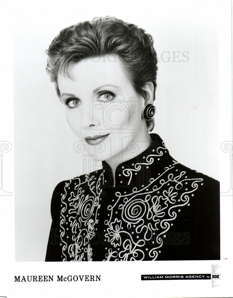 Press Photo Maureen Mcgovern - Historic Images