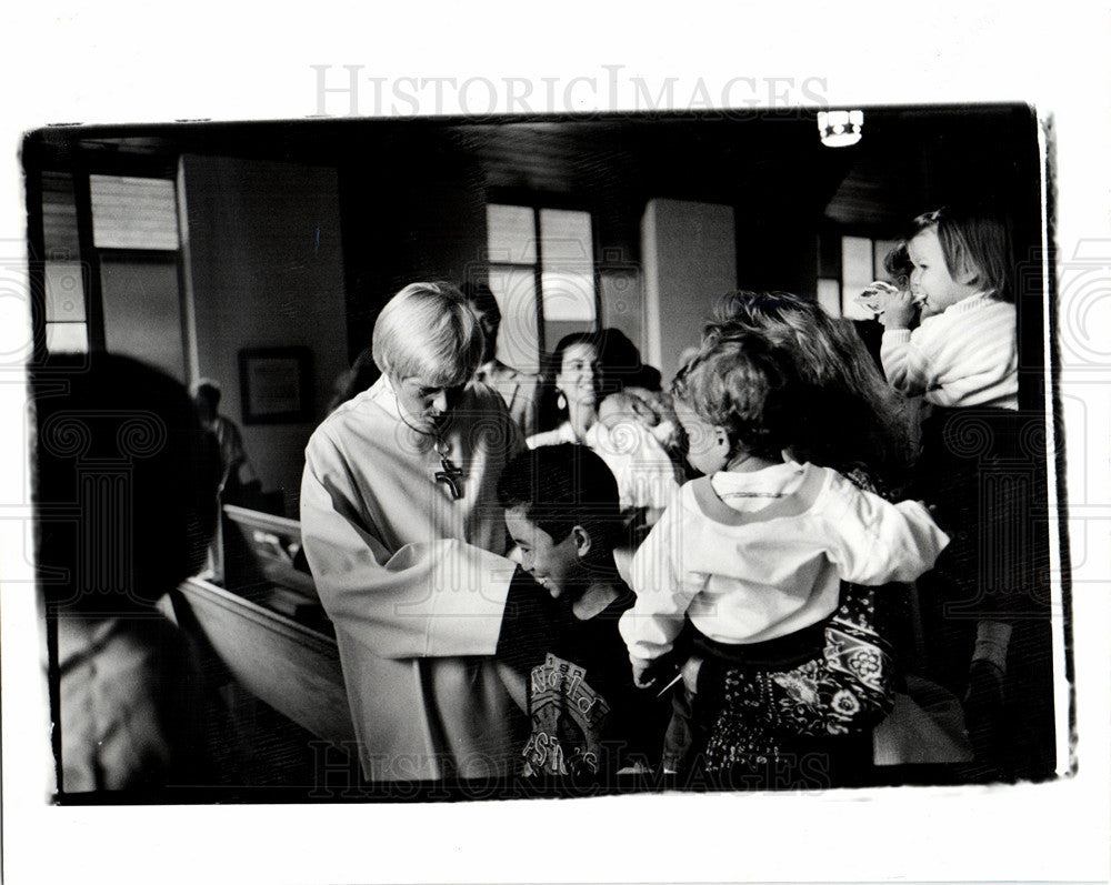 1990 Press Photo Rev. Nancy Sargent - Historic Images