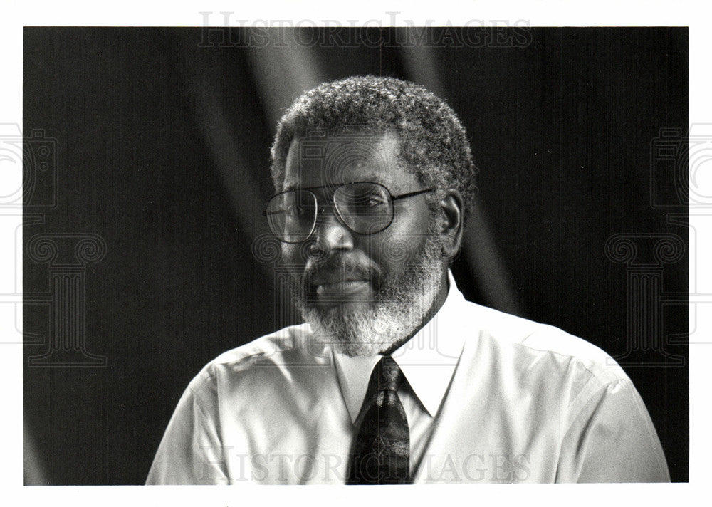 Press Photo Bob McGruder, journalist - Historic Images