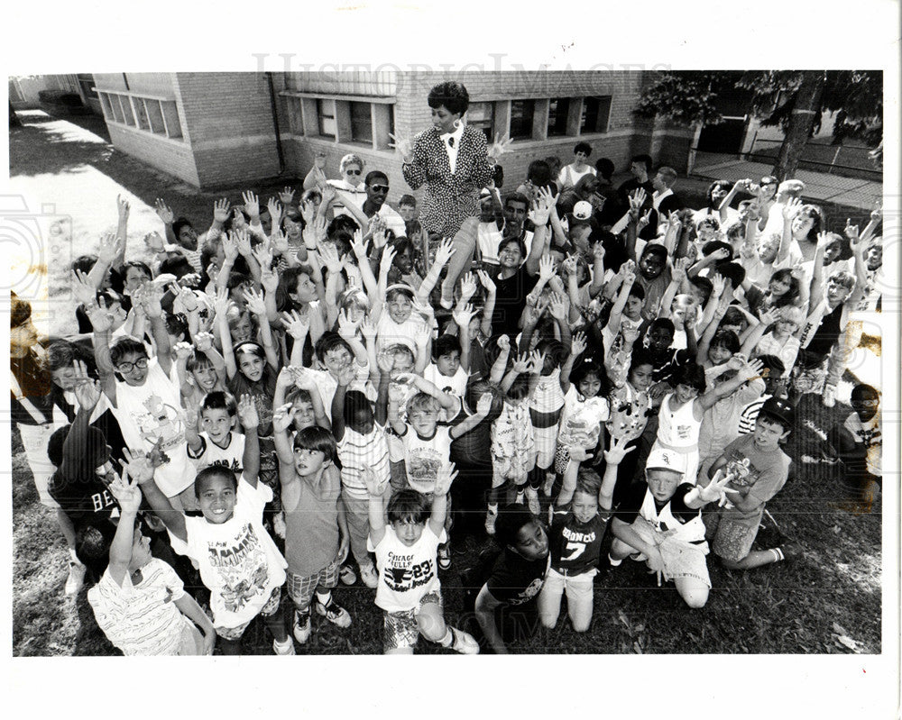 1991 Press Photo Superintendent Deborah McGriff - Historic Images