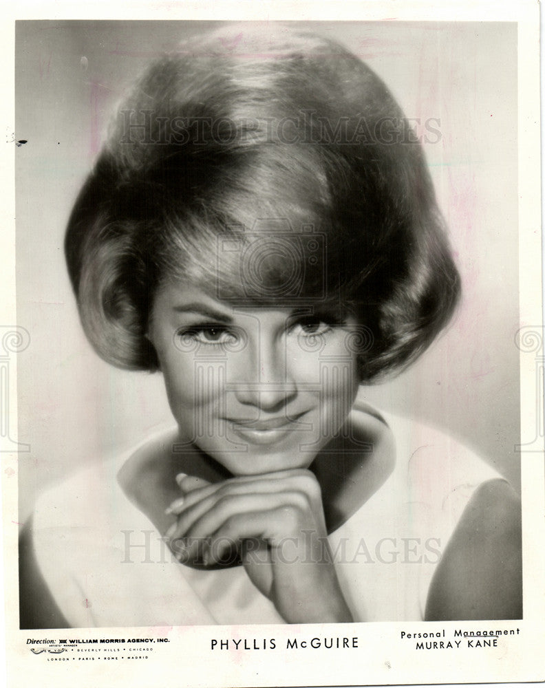 1975 Press Photo Phyllis McGuire American singer - Historic Images