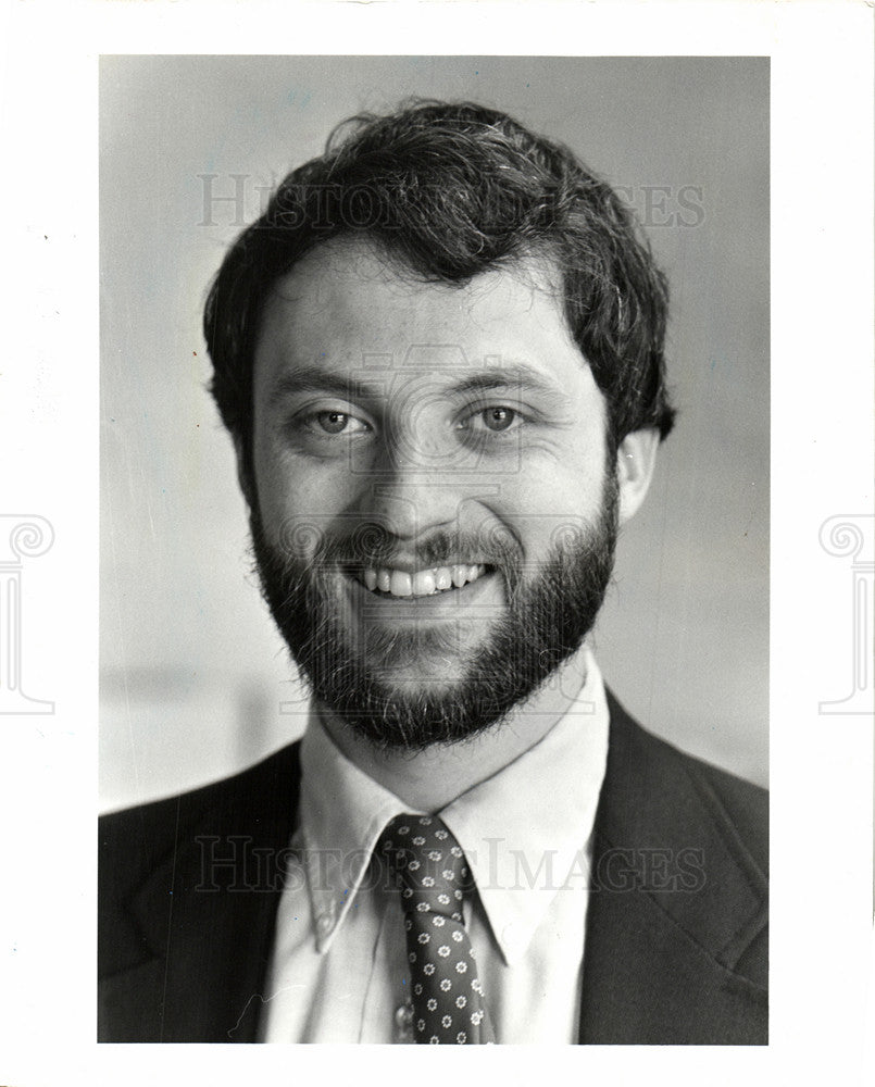 1985 Press Photo David McHugh Reporter - Historic Images