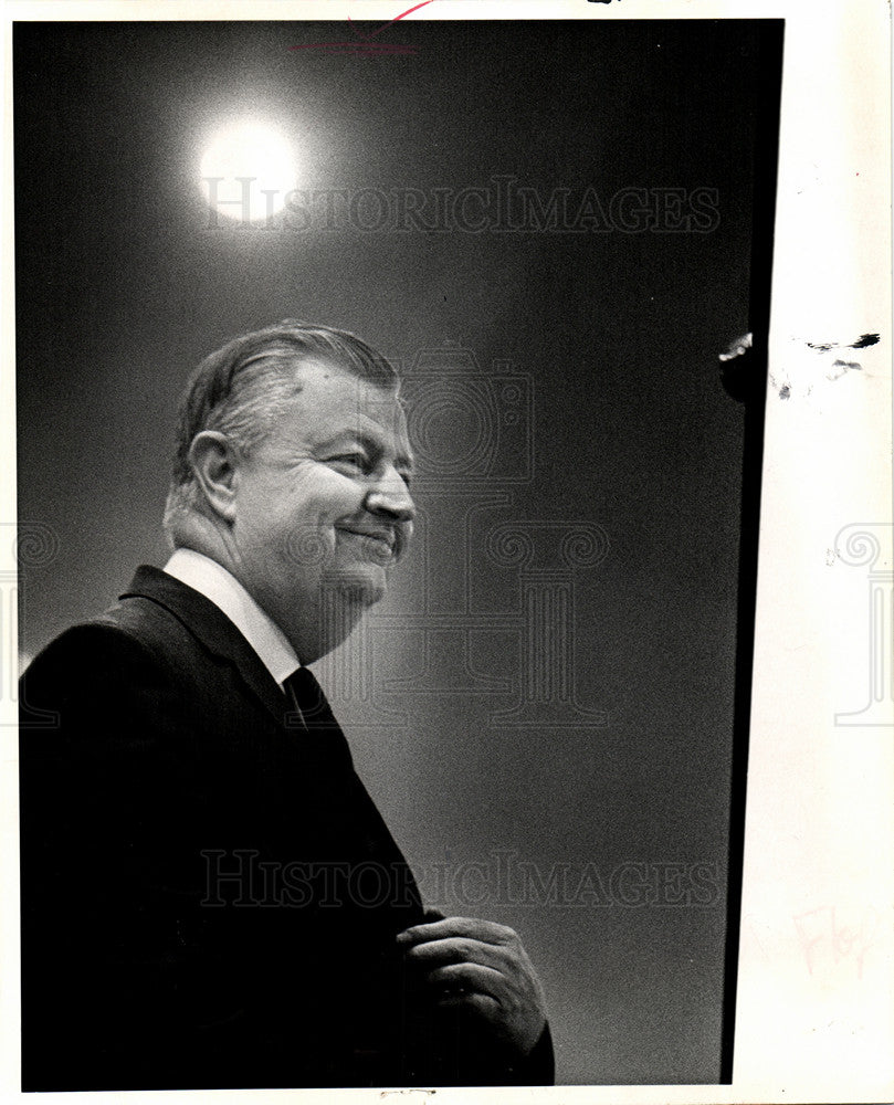 1970 Press Photo Rev. Carl McIntire  Galilean Baptist - Historic Images