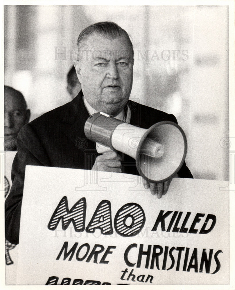 1972 Press Photo Carl McIntire President of Church - Historic Images