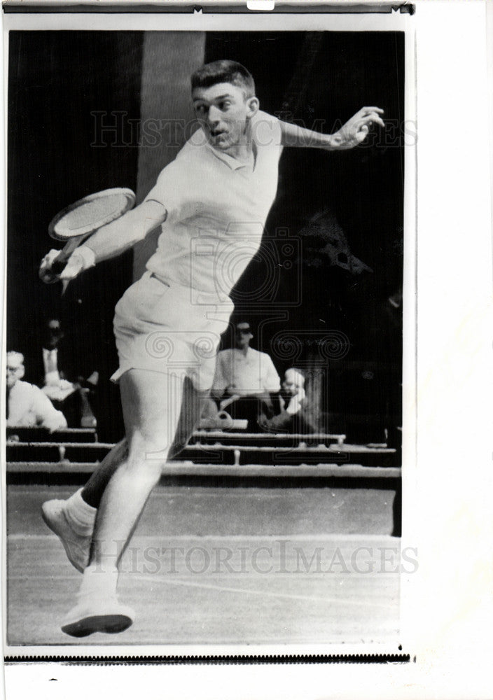 1959 Press Photo Barry MacKey Tennis Player Champion - Historic Images