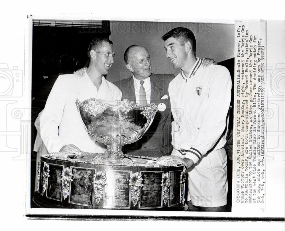 1959 Press Photo Barry MacKay University Michigan sport - Historic Images