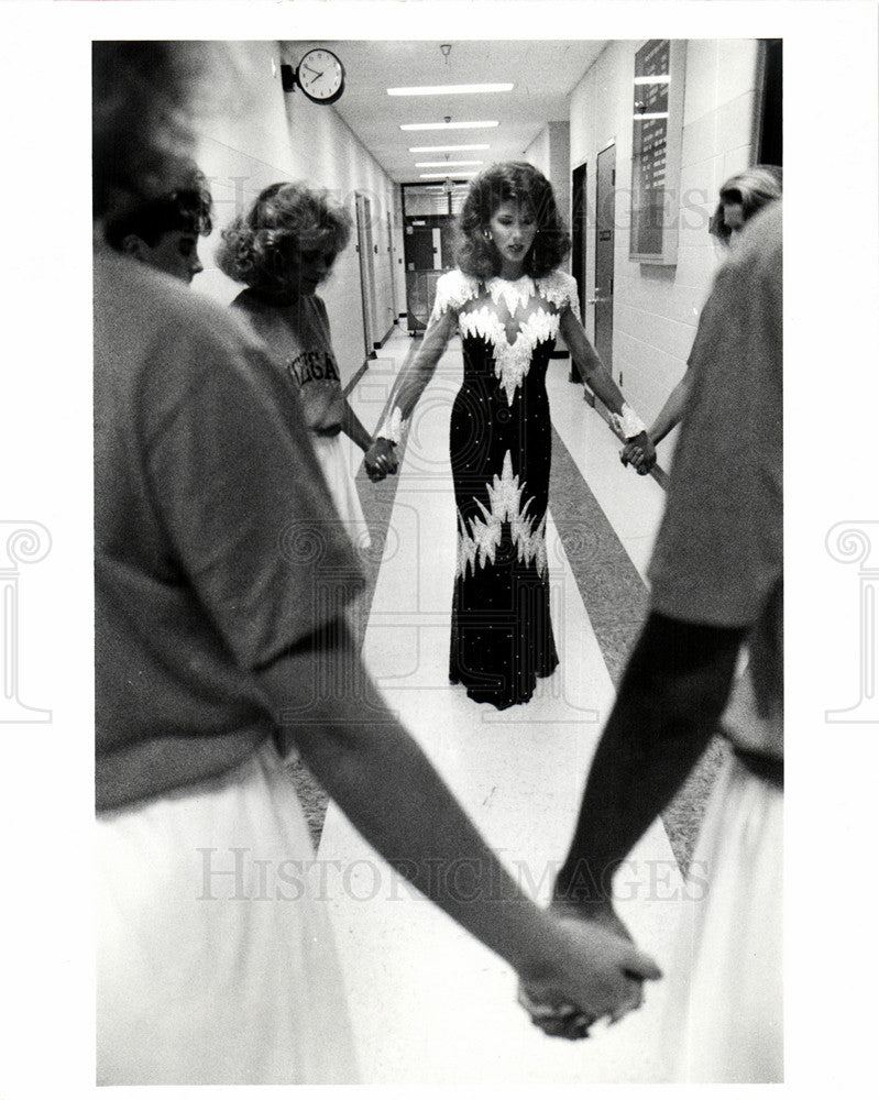 1989 Press Photo molly mcintyre miss monroe pageant - Historic Images