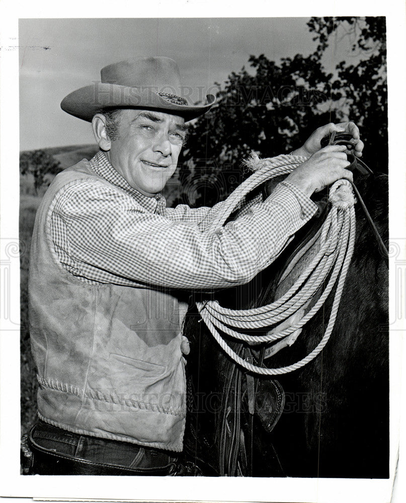 1968 Press Photo NBC John McIntire The Virginian - Historic Images