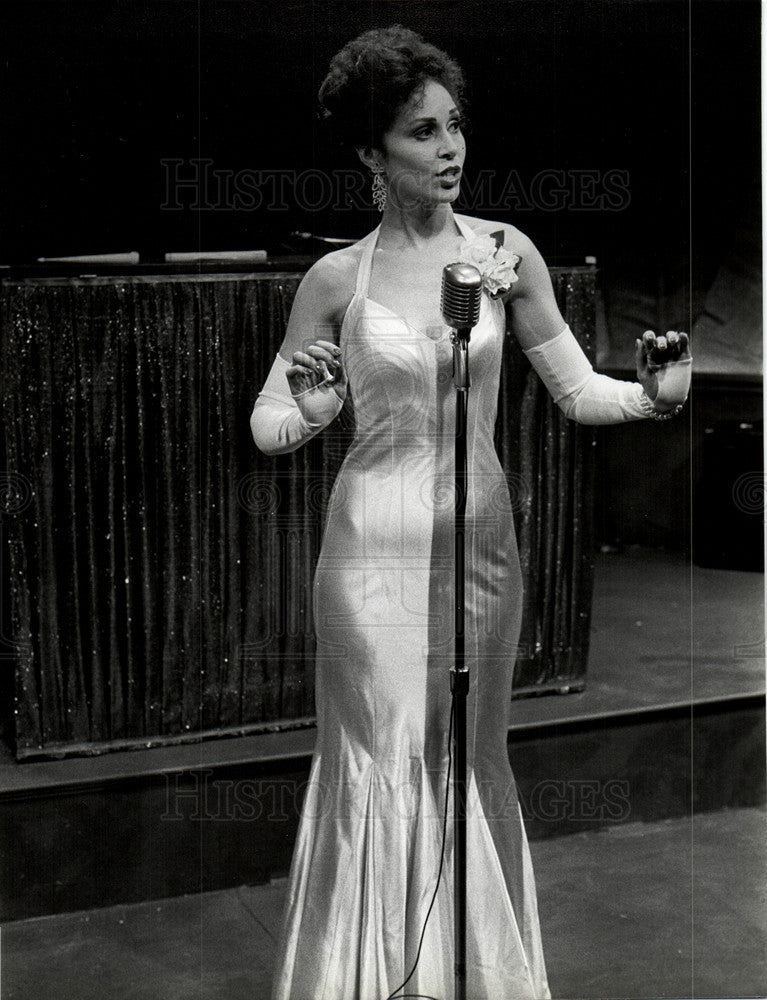 1986 Press Photo lonette mckee actress music composer - Historic Images