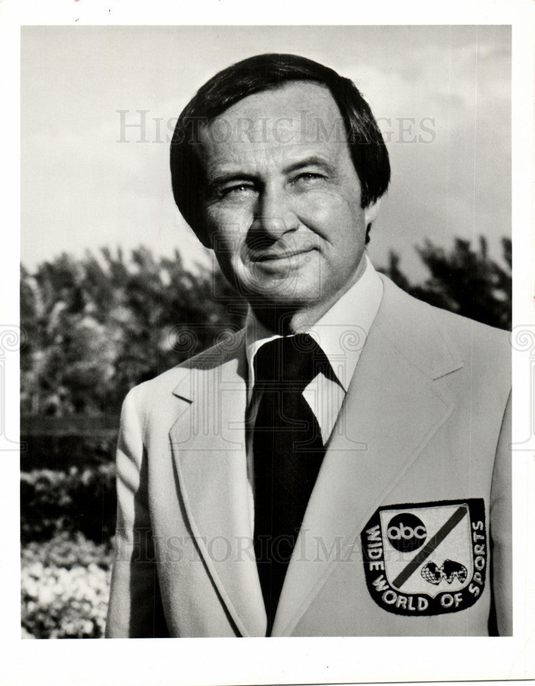 1979 Press Photo Jim McKay American TV journalist - Historic Images