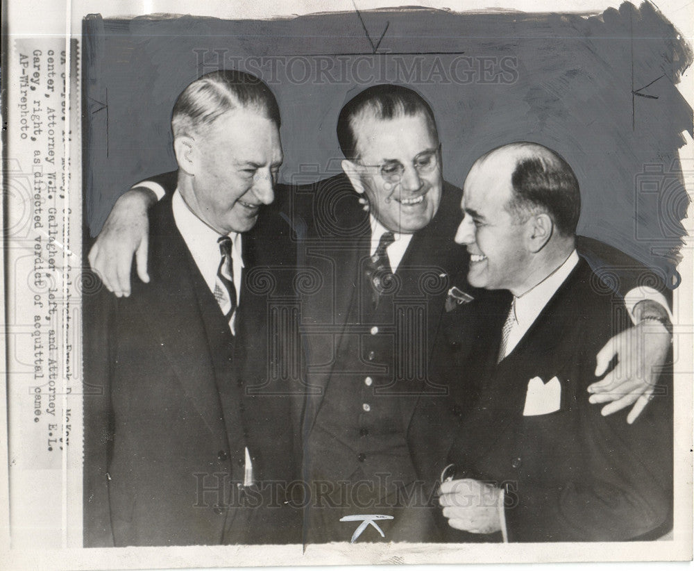 1945 Press Photo Frank D. McKay Politician - Historic Images