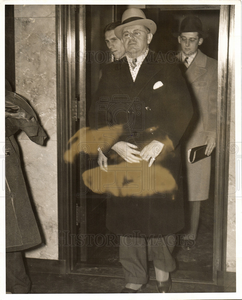 1940 Press Photo Frank McKay Grand Rapids Treasurer - Historic Images