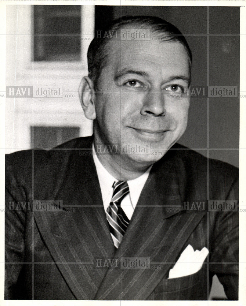 1938 Press Photo Clarence J. McLeod Politician - Historic Images