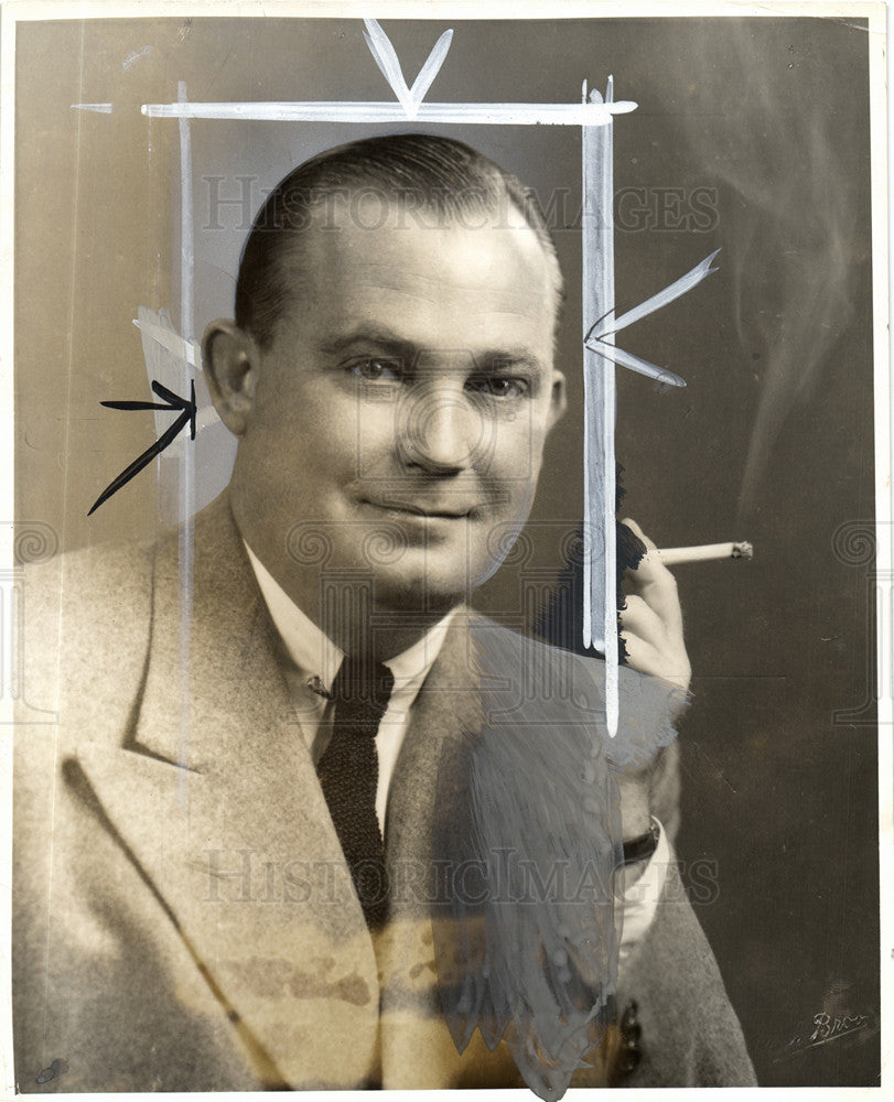 1941 Press Photo Henry McLemore, columnist - Historic Images