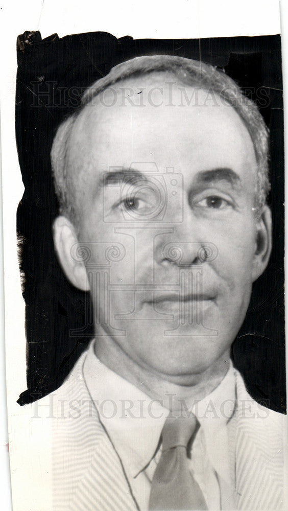 1945 Press Photo Archibald MacLeish Congress Librarian - Historic Images