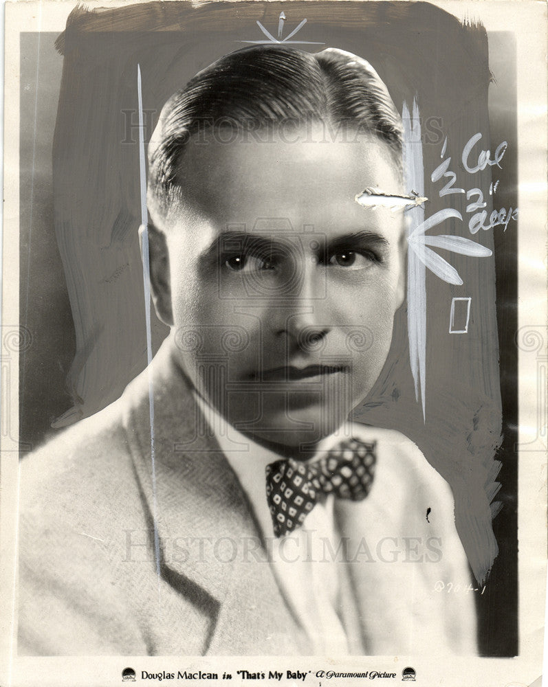 1926 Press Photo Douglas MacLean actor producer - Historic Images