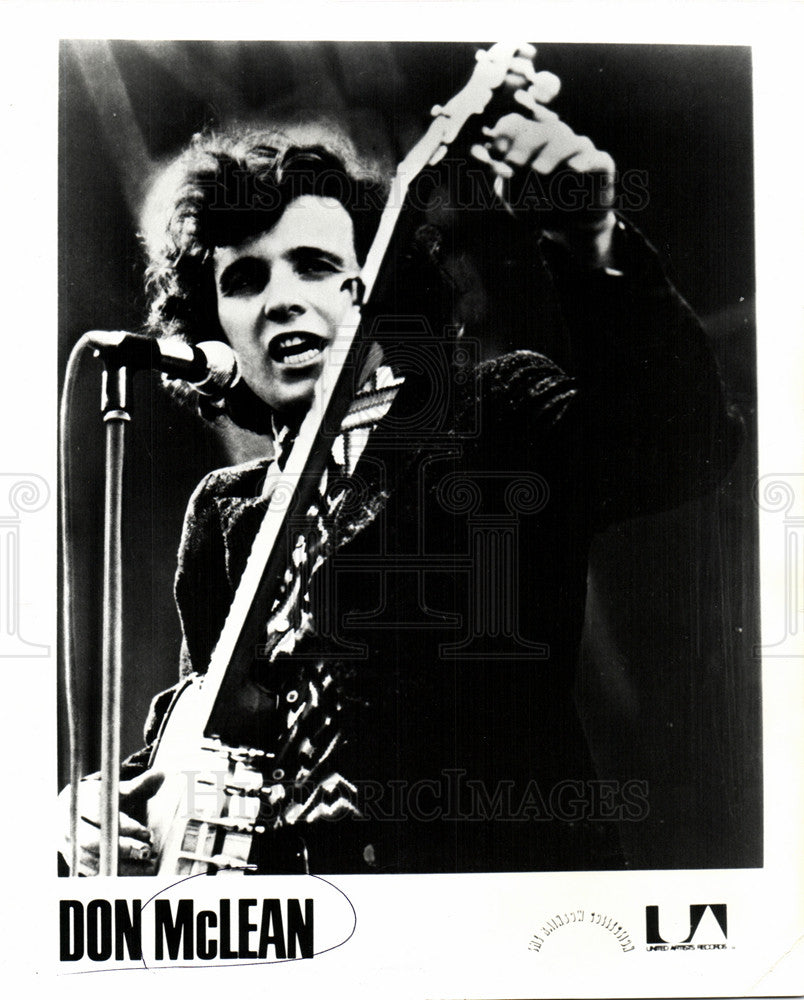 1974 Press Photo Don McLean American singer-songwriter - Historic Images