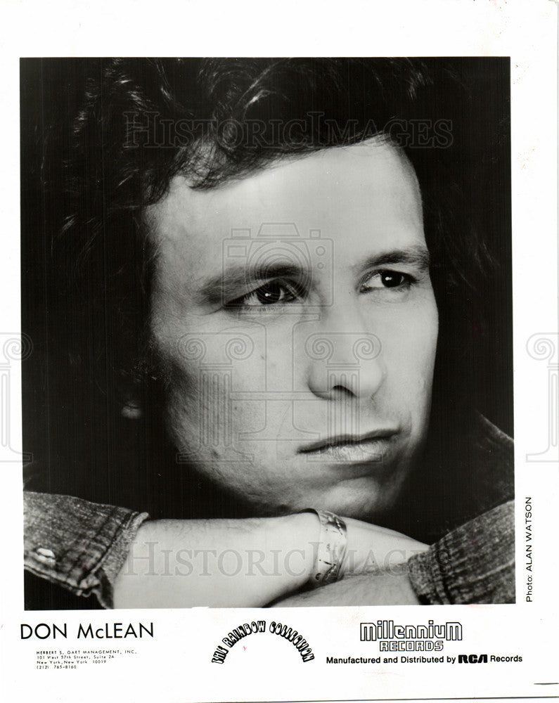 1981 Press Photo Don McLean singer American Pie - Historic Images