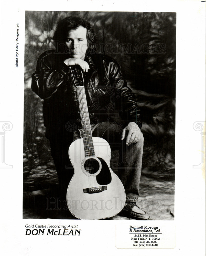 1991 Press Photo Don McLean Ann Arbor Folk Festival - Historic Images