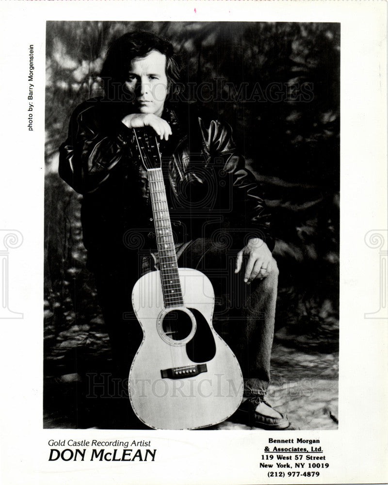 1991 Press Photo Don McLean American singer songwriter - Historic Images