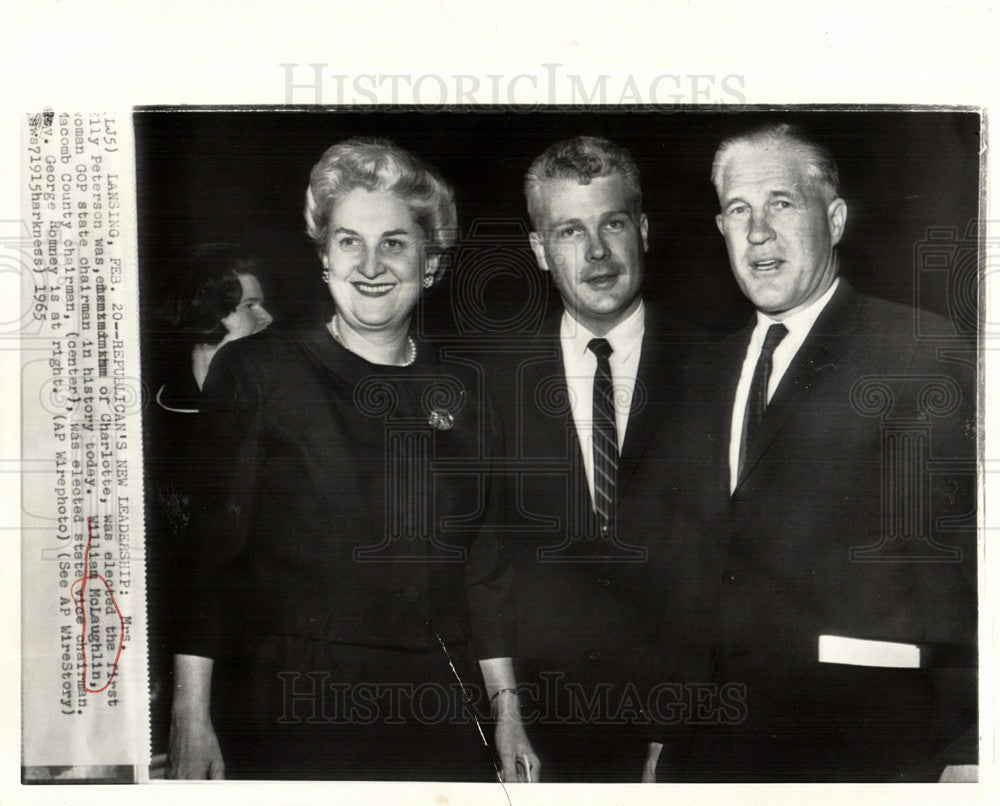 1965 Press Photo William McLaughlin politician Michigan - Historic Images