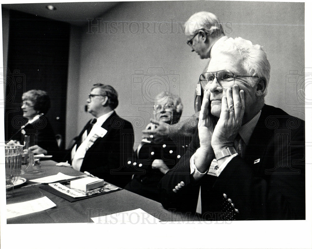 1983 Press Photo William Bill McLaughlin - Historic Images