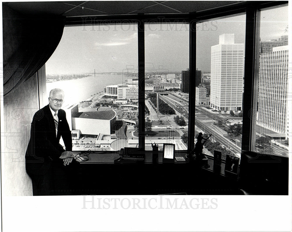1982 Press Photo detroit convention bill mclaughlin - Historic Images