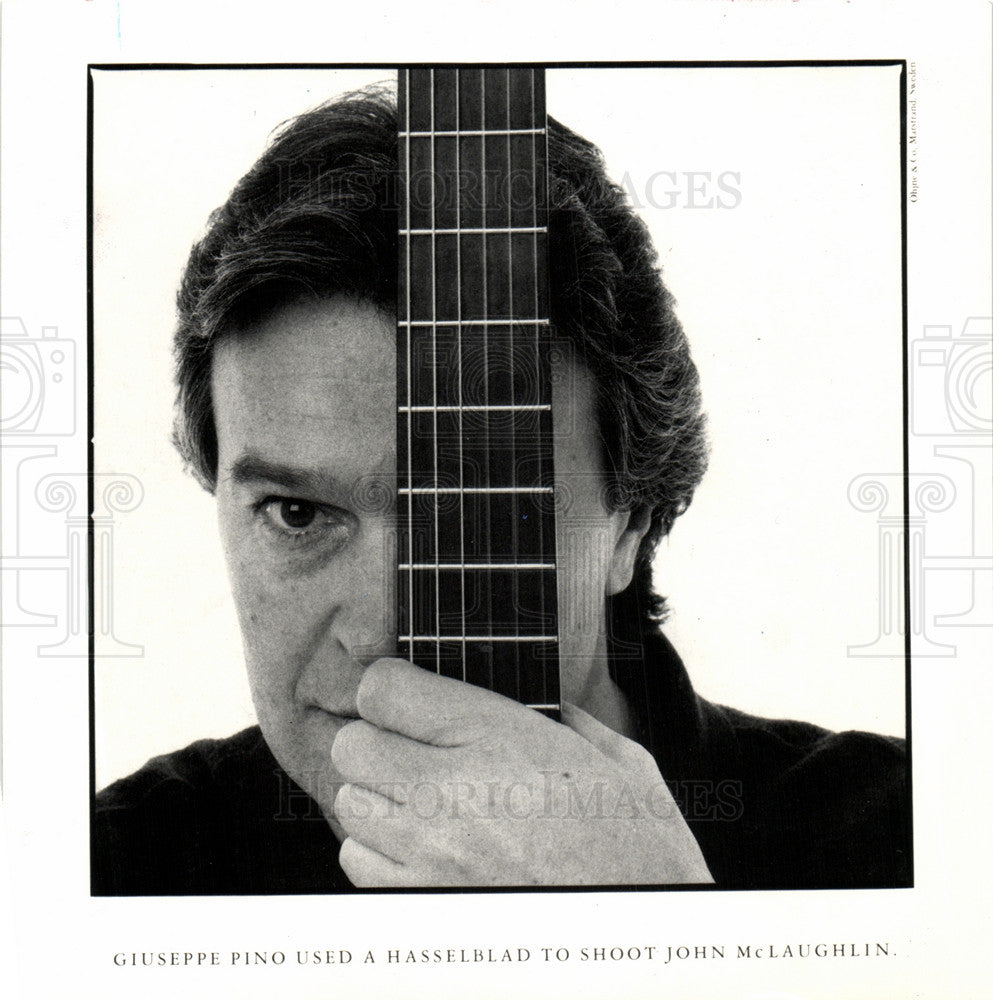 1989 Press Photo John McLaughlin Guitarist - Historic Images