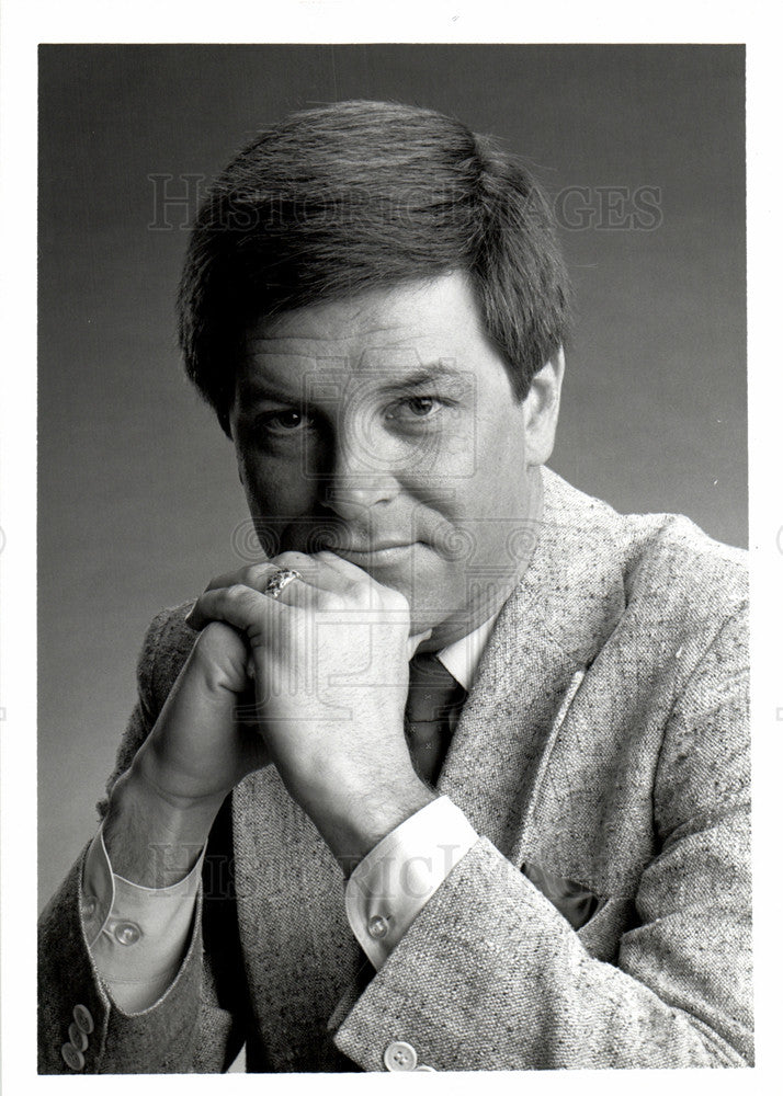 1989 Press Photo Fred McLeod WJBK-TV - Historic Images