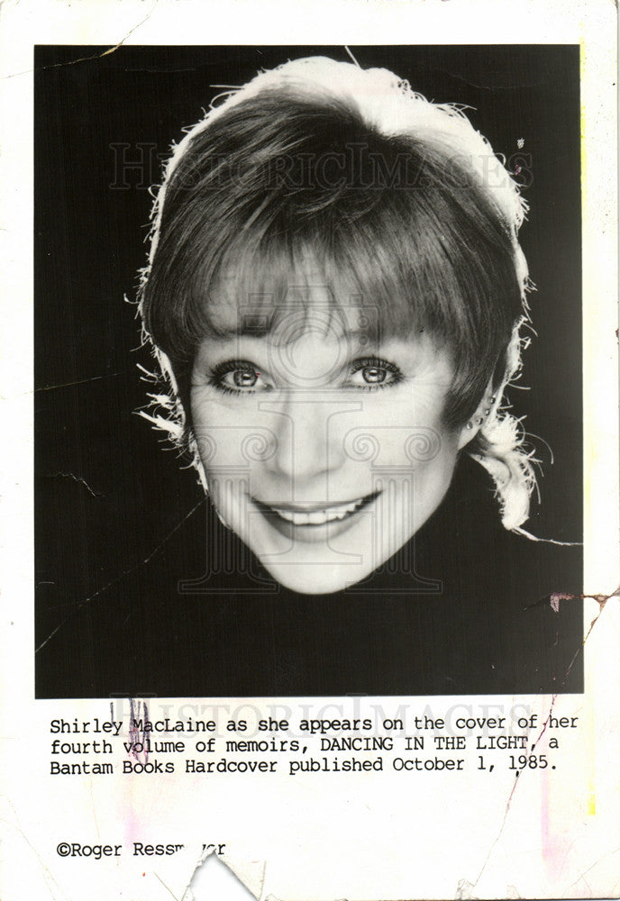 1989 Press Photo Shirley MacLaine Actress - Historic Images