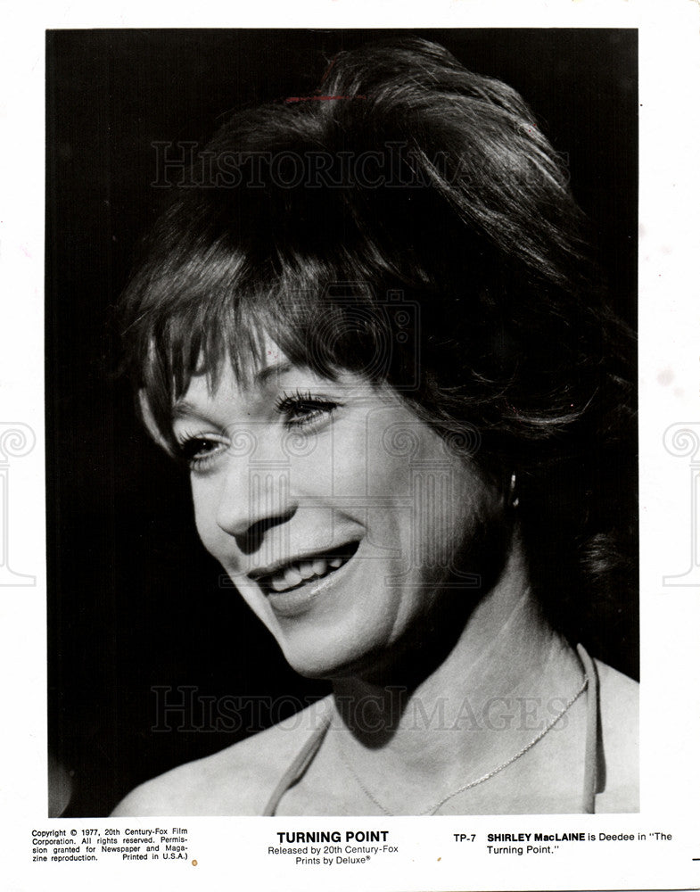 1979 Press Photo Shirley MacLaine Actress - Historic Images