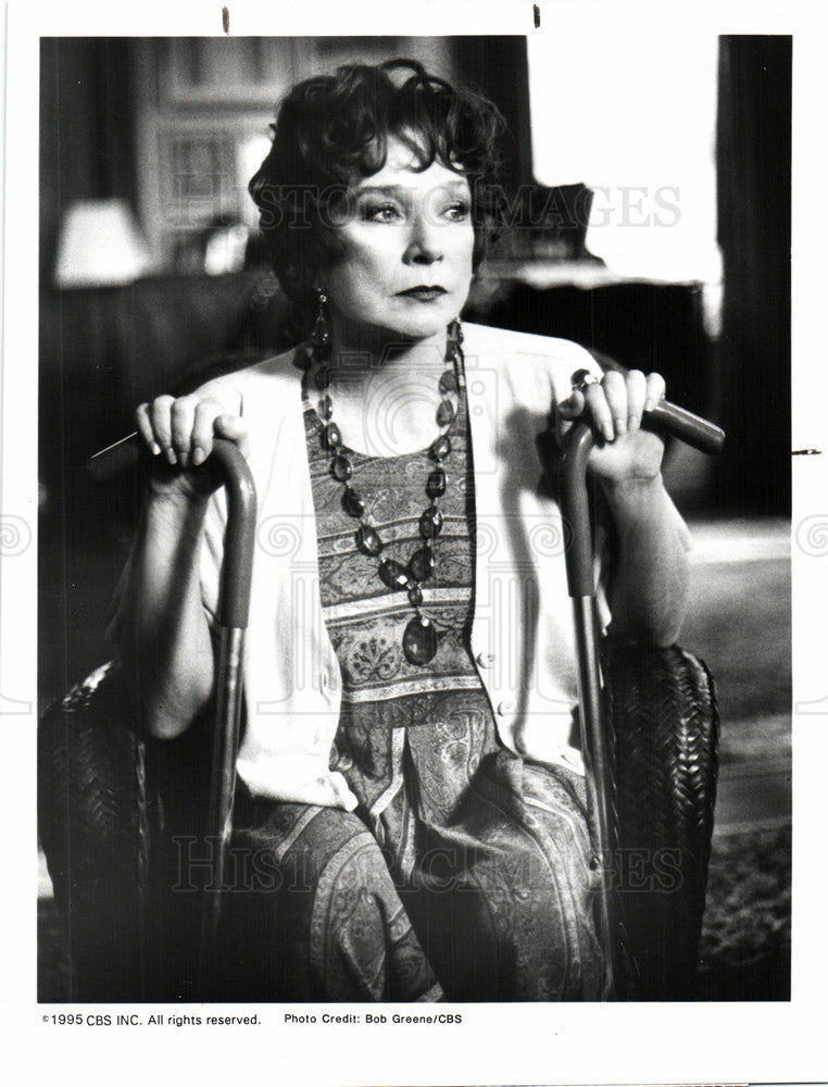 1995 Press Photo shirley maclaine west side waltz cbs - Historic Images