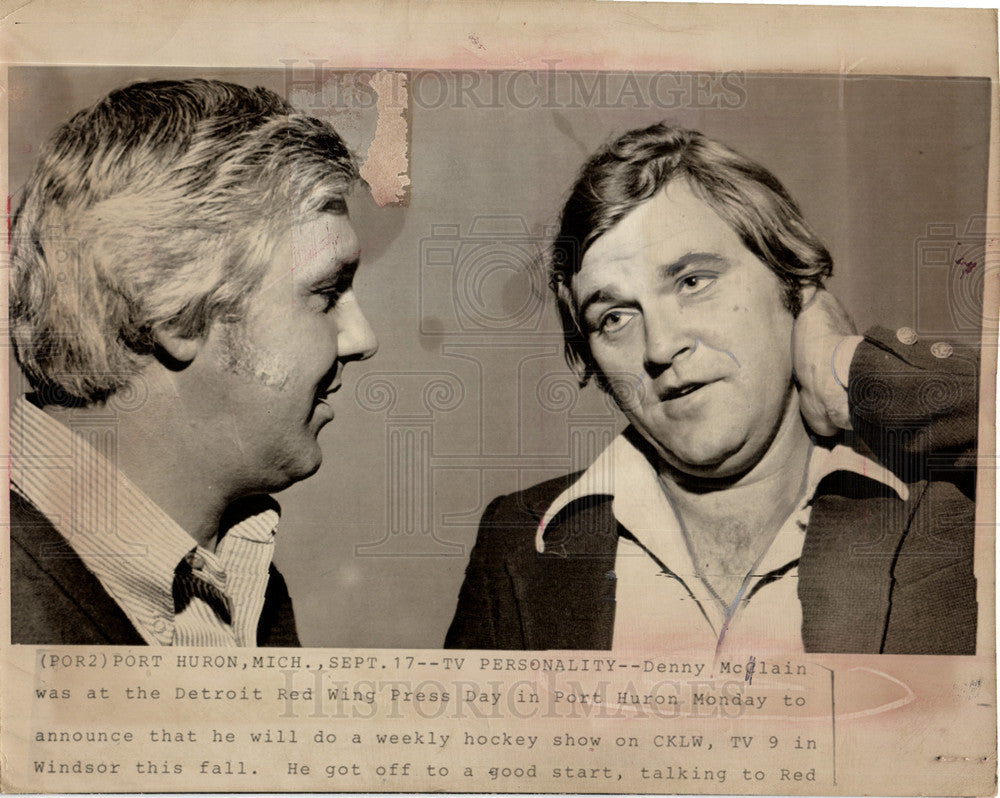 1978 Press Photo Denny McLain TV Personality - Historic Images